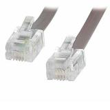 Đầu bấm jack RJ11 2 line/4pin, (hạt bấm đầu điện thoại bàn RJ11-4PIN) 10 đầu