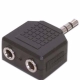 Đầu chia rắc loa chuẩn 3.5 từ 1 ra 2 nam việt