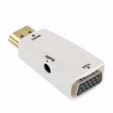 Đầu chuyển đổi tín hiệu từ HDMI sang VGA trắng