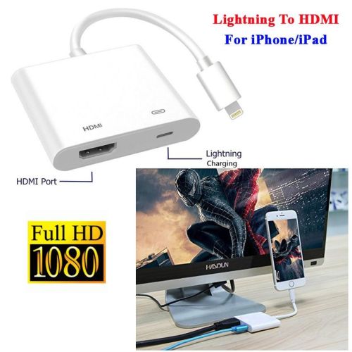Đầu Chuyển Lightning sang HDM Dùng Kết Nối iPad và iPhone với TV LCD - Lightning  Digital Av Adapter OT-7565 - Cáp Tivi 