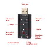 Đầu chuyển USB sound sang âm thanh mini 7.1
