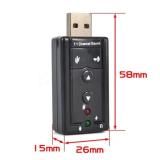 Đầu chuyển USB sound sang âm thanh mini 7.1