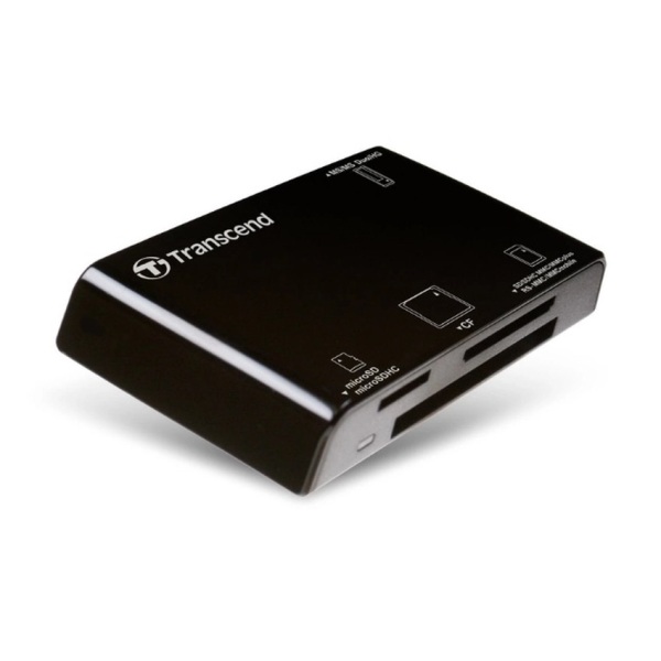 Đầu đọc thẻ nhớ Transcend RDP8 USB 2.0 (Đen)