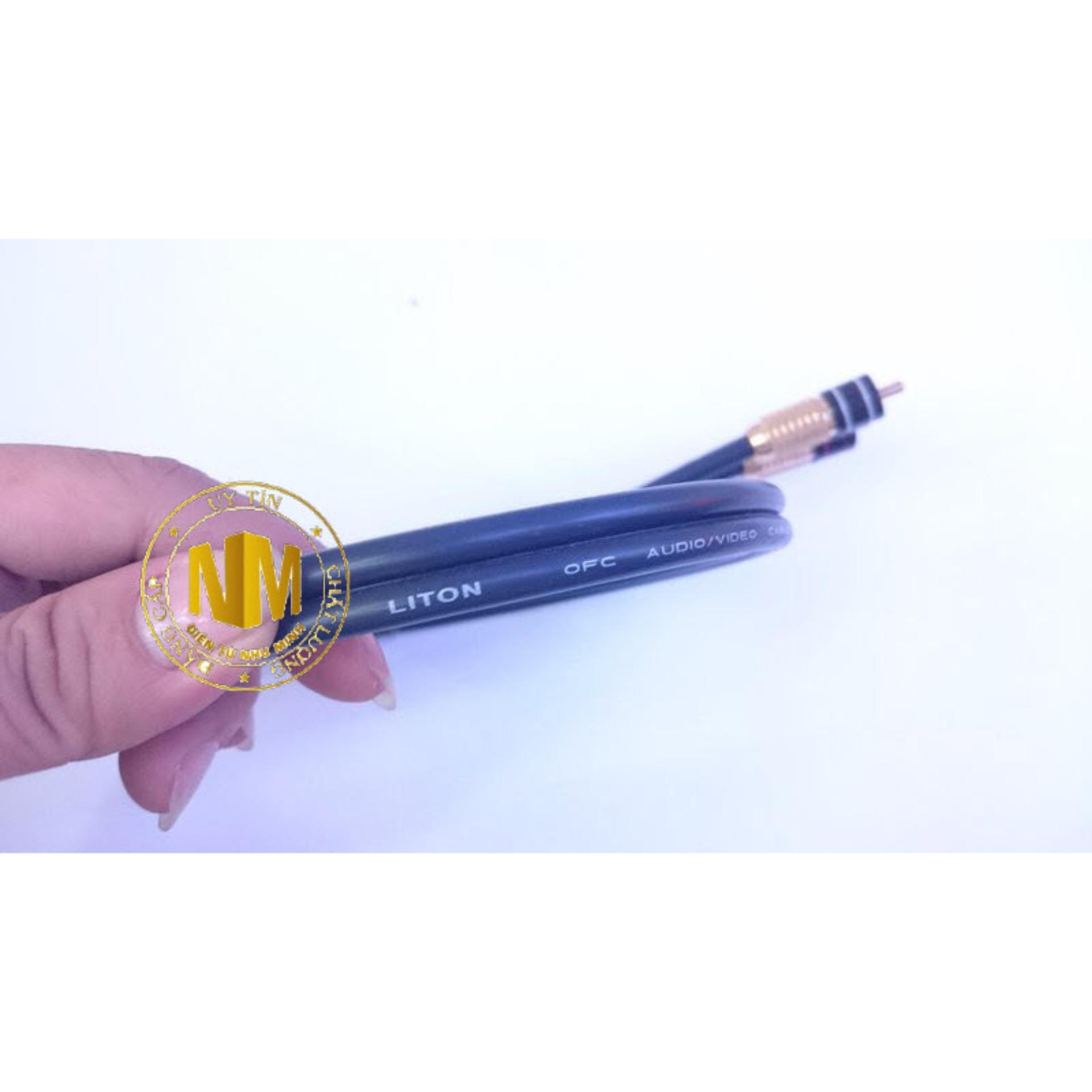 [HCM]Dây AV LITON Xanh 1m
