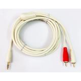 DÂY CABLE LOA 1 ĐẦU 3.5 RA 2 AV DÀI 1.8M(LOẠI TỐT)