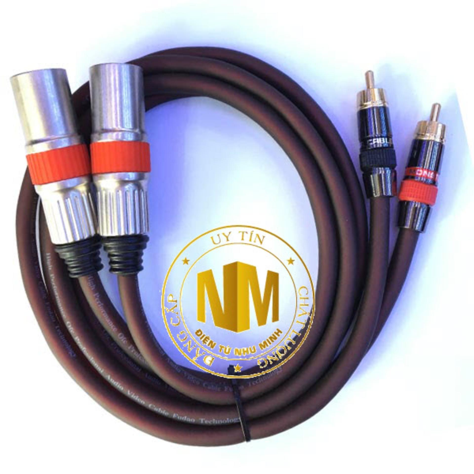 [HCM]Dây Canon ra av - XLR to RCA