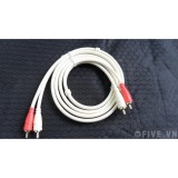 Dây cáp av bông sen video/audio 2 đầu rca dài 1.8m
