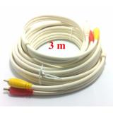 Dây cáp AV bông sen Video/Audio 2 đầu RCA dài 1.8m
