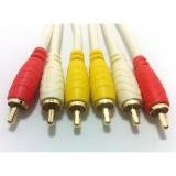 Dây cáp AV bông sen Video/Audio RCA dài 5m (Loại tốt)