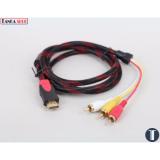 Dây cáp chuyển đổi tín hiệu HDMI sang AV 3 RCA
