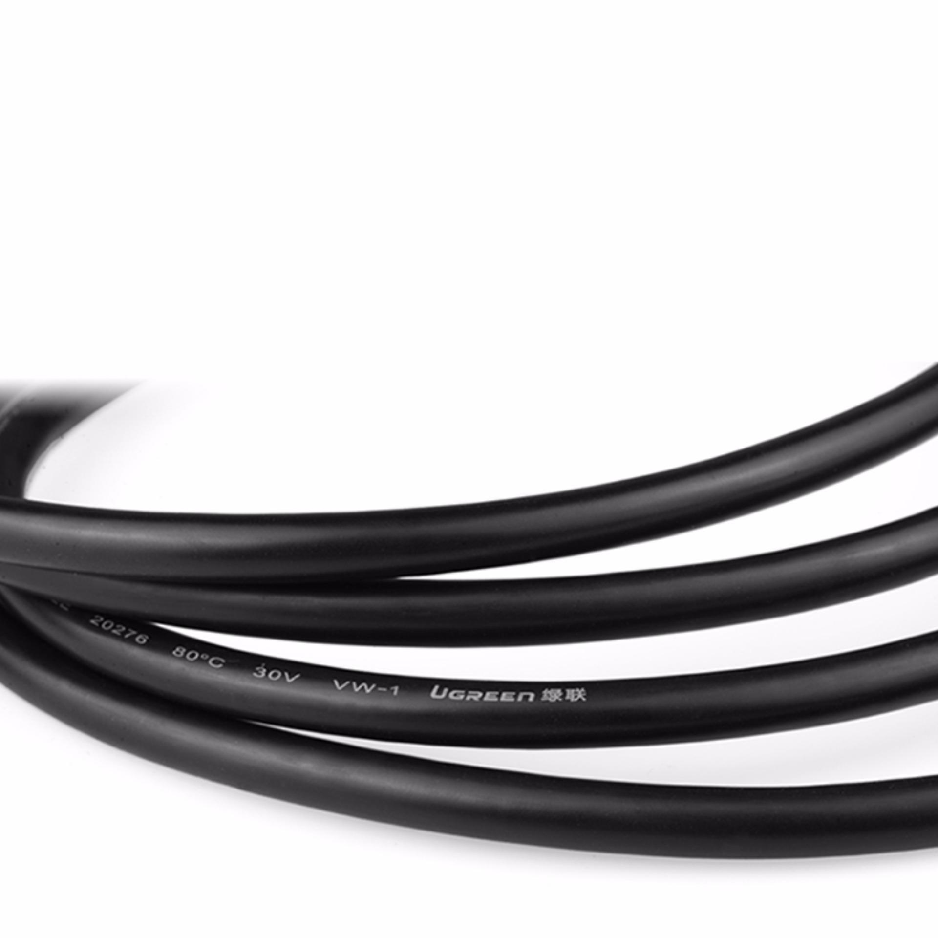 [HCM]Dây cáp DisplayPort 2 đầu đực tốc độ 21.6Gbps dài 2M UGREEN DP102 10211