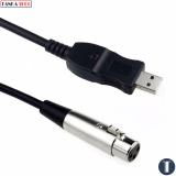 Dây cáp kết nối micro Transhine XLR – USB