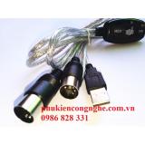 Dây cáp Midi to USB Cable cho Organ