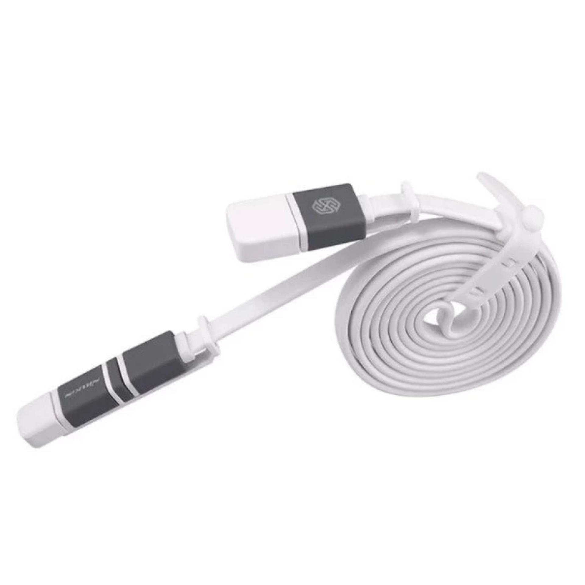 Dây cáp sạc 2 in 1 lightning và Micro USB Nillkin ( màu ngẫu nhiên )  - Hàng nhập khẩu
