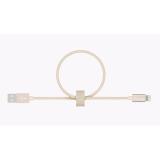 Dây cáp sạc điện thoại Tuxedo Lightning 30cm bọc dù (Sạc nhanh, siêu bền, chống rối)