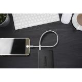 Cáp sạc iPhone Tuxedo Lightning USB bọc dù dài 30cm (sạc nhanh,siêu bền, chống xoắn)