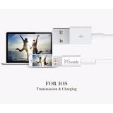 Dây cáp sạc điện thoại Tuxedo Lightning USB Data Cable 1M ( Hỗ trợ sạc nhanh và truyền tải dữ liệu tốc độ cao)