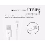 Dây cáp sạc điện thoại Tuxedo Type C USB Data Cable 1M (Hỗ trợ sạc nhanh và truyền tải dữ liệu)