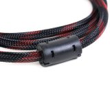 Dây cáp tín hiệu 2 đầu HDMI chuẩn 3M (Đen phối đỏ)