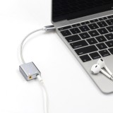 Dây chia mic và loa từ cổng Type C - Usb sound 7.1 Type C ( Dây )