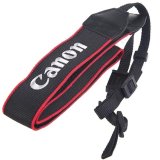Dây đeo cổ Leather strap cho máy ảnh DSLR Canon (Đen)