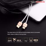 Dây hdmi 2.0 dài 1.5M màu hổng Ugreen 10475