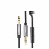 Dây loa 1 - 1 dùng cho điện thoại trên oto Cáp Audio 3.5mm 1M hỗ trợ Mic Ugreen