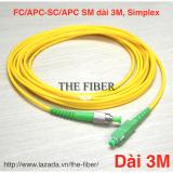 Dây nhảy quang sm fc/apc-sc/apc dài 3m, simplex