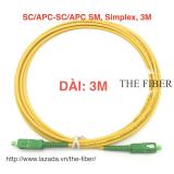 [HCM]Dây nhảy quang SM SC/APC-SC/APC 3 mét 3.0mm Simplex