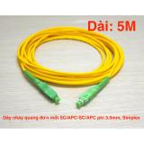 Dây nhảy quang sm sc/apc-sc/apc dài 5m 3.0mm simplex
