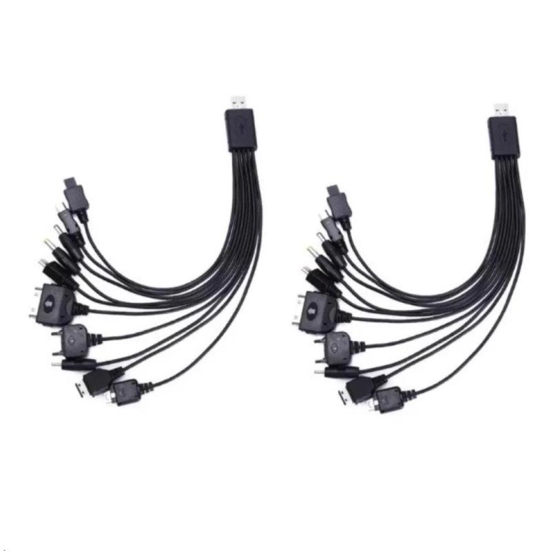 Giá Dây sạc 10 đầu tiện lợi ( đen )
