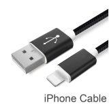 Dây sạc iPhone 6 6s PLUS 5S 5 iPad MINI (đen)