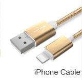 Dây sạc iPhone 6 6s PLUS 5S 5 iPad MINI (vàng)