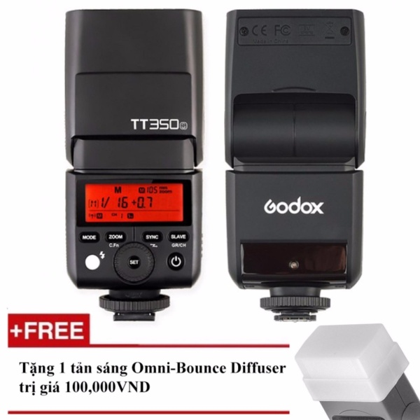 Đèn Flash Godox TT350C Cho Canon GN36 Auto TTL Hss 1/8000s