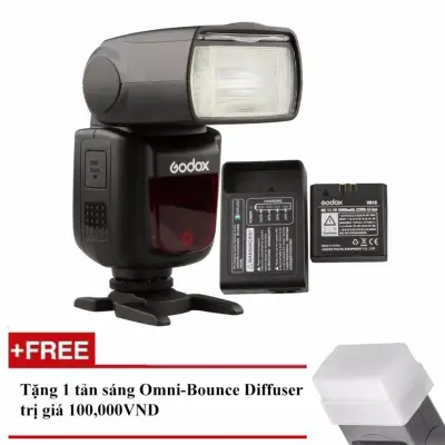 Đèn Flash Godox V860II Cho Fujifilm (Kèm pin và sạc) - Tặng tản sáng Omni bouce