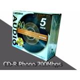 Đĩa CD Phono-R 700Mbps Misubitshi type-80  Model - VMUR80PHM1 (bán 1 lốc 5 chiếc)