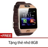[HCM]Đồng hồ thông minh InWatch C02 (Vàng Đồng) + Tặng 1 thẻ nhớ 8GB