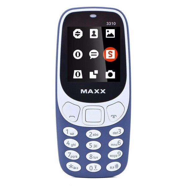 ĐTDĐ MAXX N3310 2017 CLASSIC 2 SIM (Xanh đen)