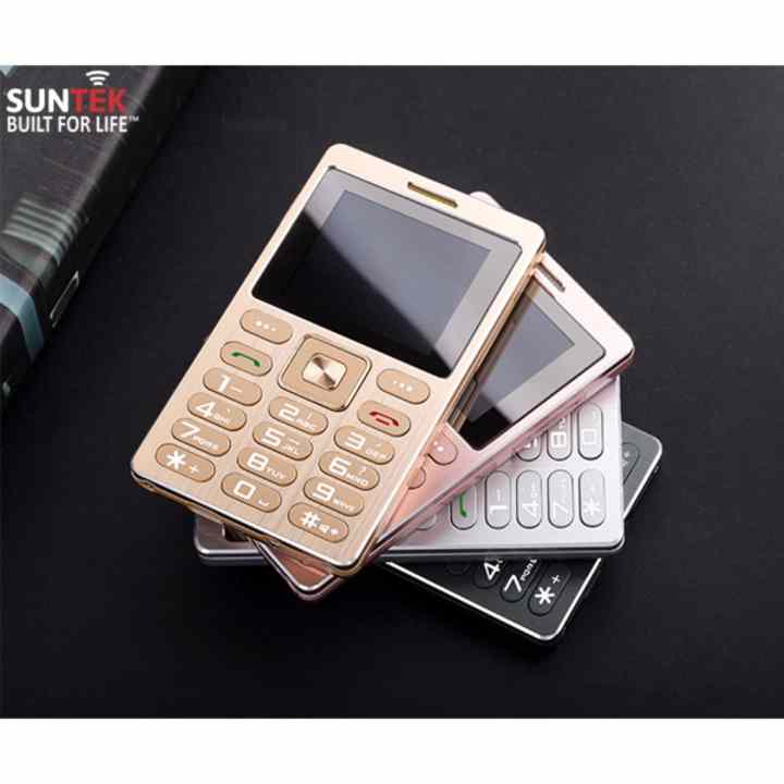 ĐTDĐ SUNTEK Satrend V6 kiêm tai nghe bluetooth (Vàng) + Tặng bao da chính hãng Satrend