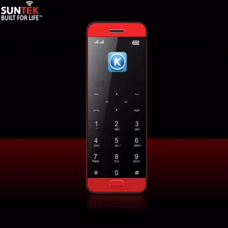 Điện thoại di động SUNTEK Vicool V10 kiêm tai nghe Bluetooth (Đỏ) | Hàng nhập khẩu chính hãng