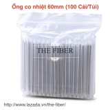 Bộ 100 Ống co nhiệt bảo vệ mối hàn sợi quang 60mm