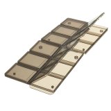 Có thể gấp lại được Lưu Trữ Thẻ Nhớ 12 Khe Cắm Giá Đỡ cho SIM/Micro SD/TF/MMC-quốc tế