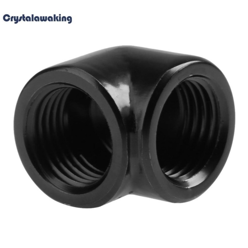 Bảng giá G1/4 PC Water Cooling System Water Tube Inner Thread Elbow Adapter (Black) - intl Phong Vũ