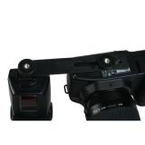 Gá Bracket đôi 16cm chân hot shoe gắn đèn Flash Microphone