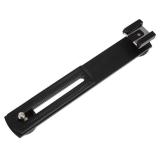Gá Bracket đôi 16cm chân hot shoe gắn đèn Flash Microphone