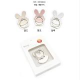 Giá đỡ điện thoại dạng nhẫn iRing hình thỏ (Hồng)