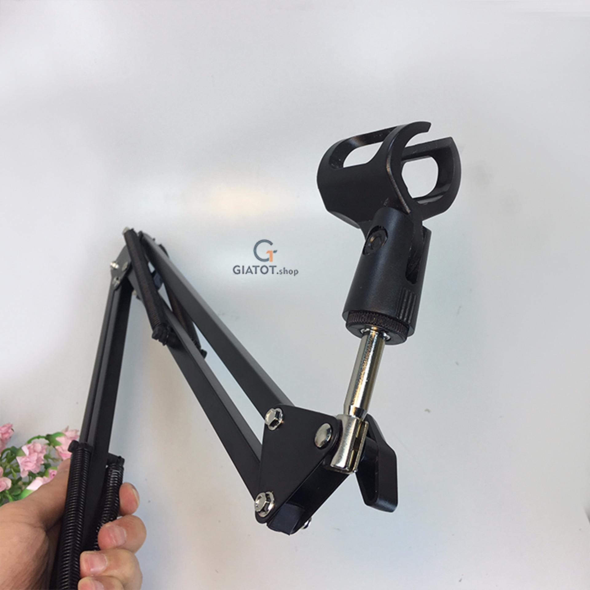 (Loại 1) Giá đỡ micro kẹp bàn tiêu chuẩn cho míc thu âm BM900 AT100 PM10