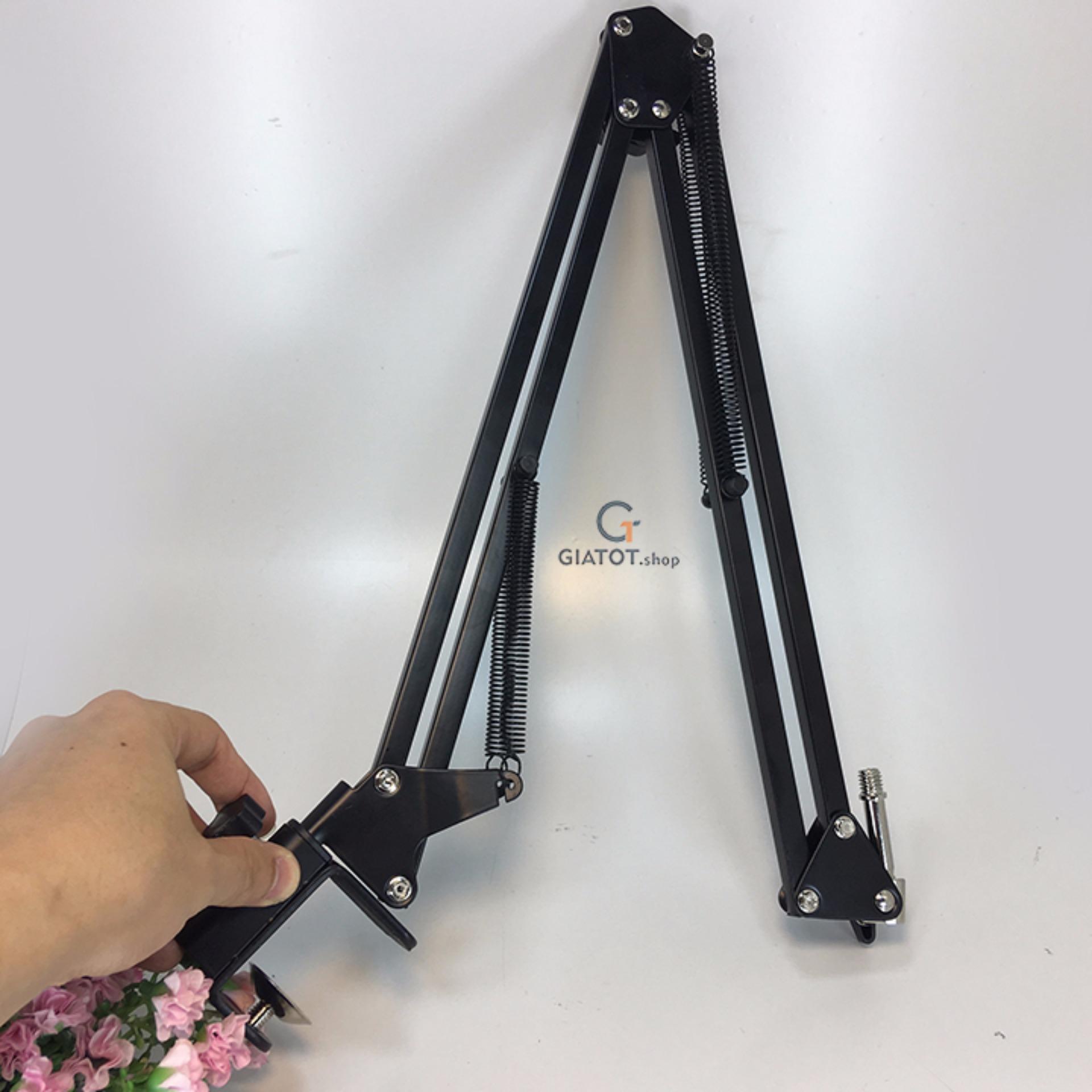 (Loại 1) Giá đỡ micro kẹp bàn tiêu chuẩn cho míc thu âm BM900 AT100 PM10