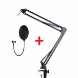 Giá đỡ micro kẹp bàn và lọc âm chữ V