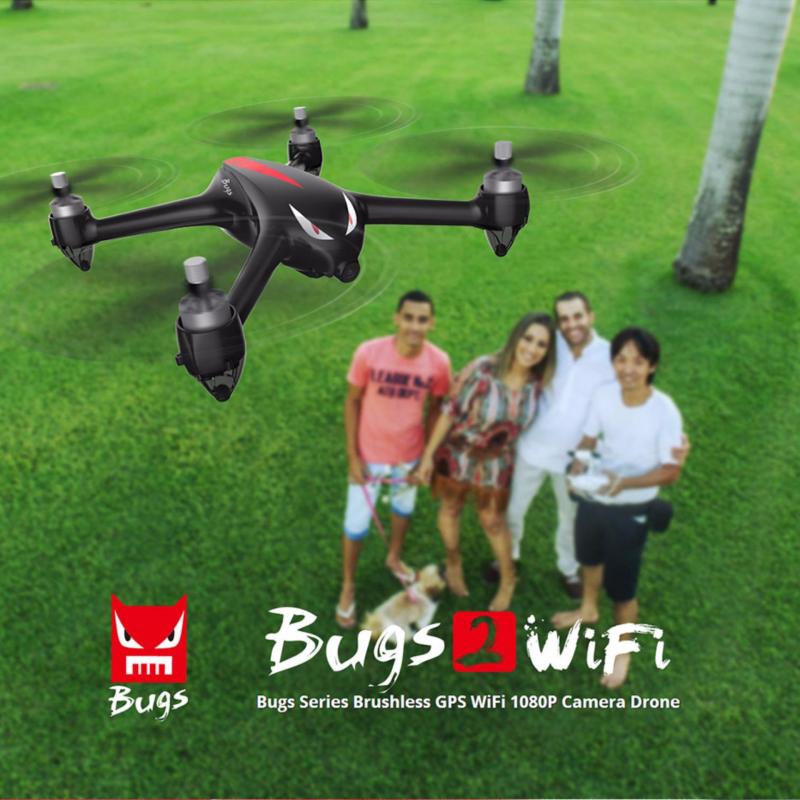 Flycam MJX Bugs 2- phiên bản B2W, Động cơ brushless, FPV WIFI 5G, GPS
